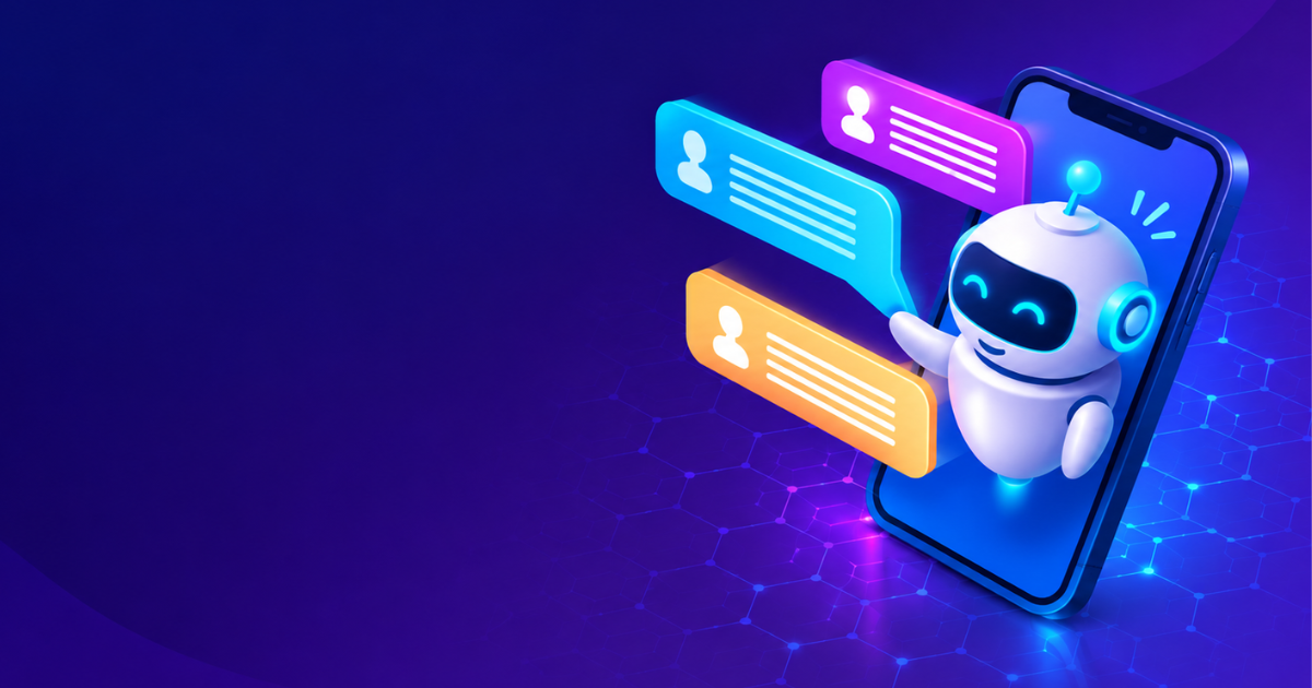 AI-powered custom chatbot connected to business systems for personalized customer interactions